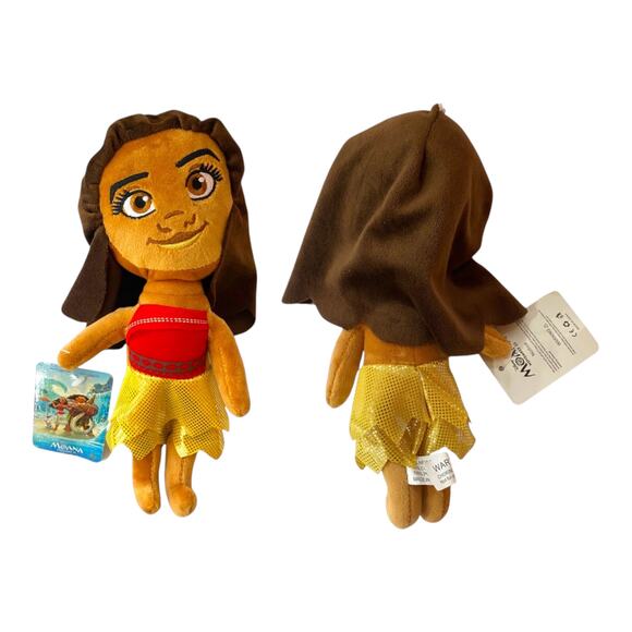 Moana Easter Basket, Plush Doll, Wall Decals Activity Coloring Book Toy Gift Set - Picture 2 of 9